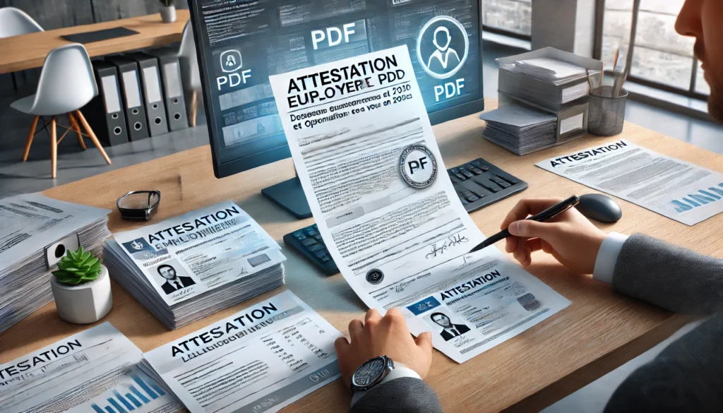 Attestation Employeur Logement PDF: Démarches, Exigences et Optimisation de Votre Dossier en 2024