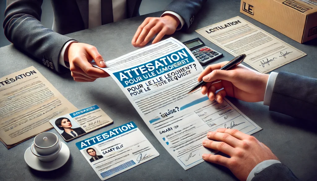 Pourquoi une Attestation Employeur pour le Logement est-elle Requise ?
