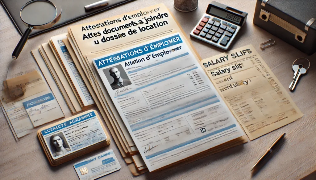 Autres Documents à Joindre au Dossier de Location