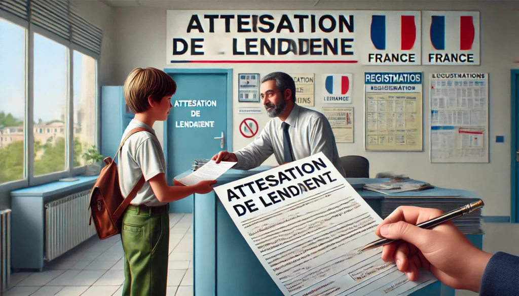 Attestation de logement pour la scolarisation et autres démarches