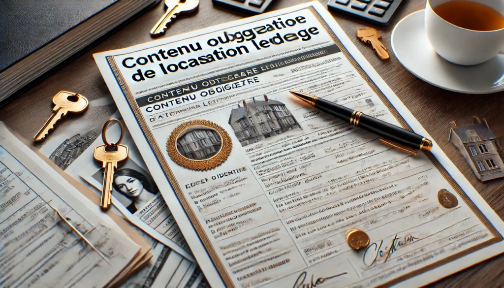 Contenu Obligatoire de l'Attestation de Localisation Logement
