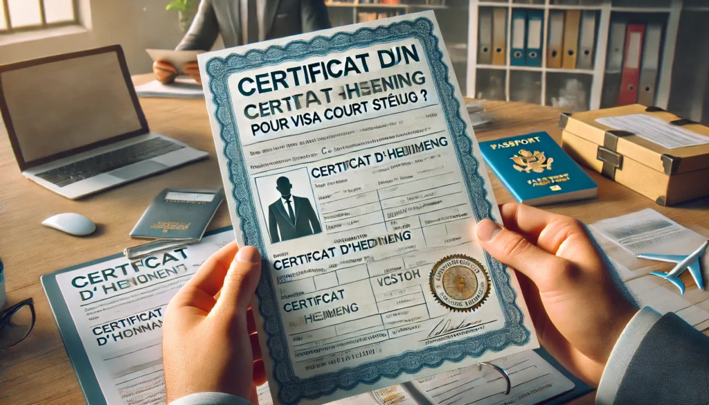 Qu'est-ce qu'un Certificat d'Hébergement pour Visa Court Séjour ?