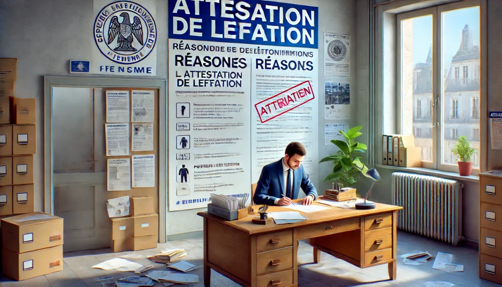Pourquoi une attestation de logement est-elle demandée ?