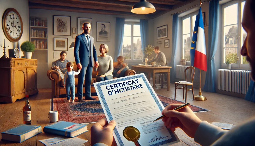 Qu’est-ce qu’un certificat d’hébergement et quand est-il nécessaire ?