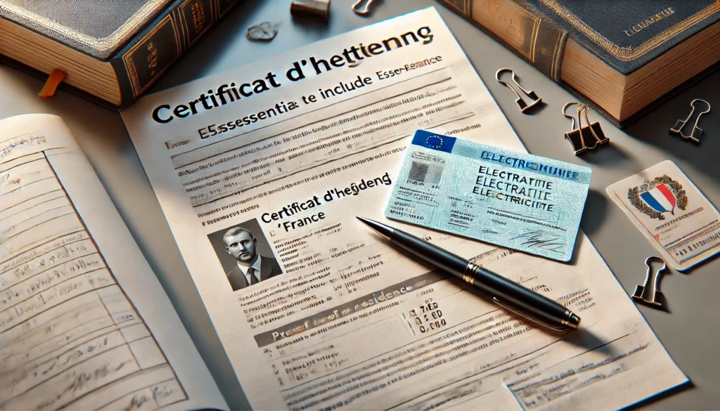 Les éléments indispensables pour rédiger un certificat d'hébergement