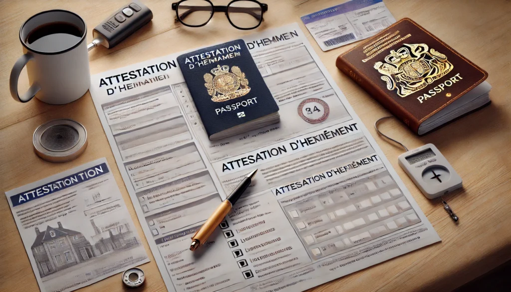 Contenu et Structure d'une Attestation d'Hébergement